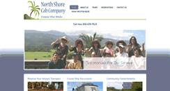 Desktop Screenshot of northshorecab.com